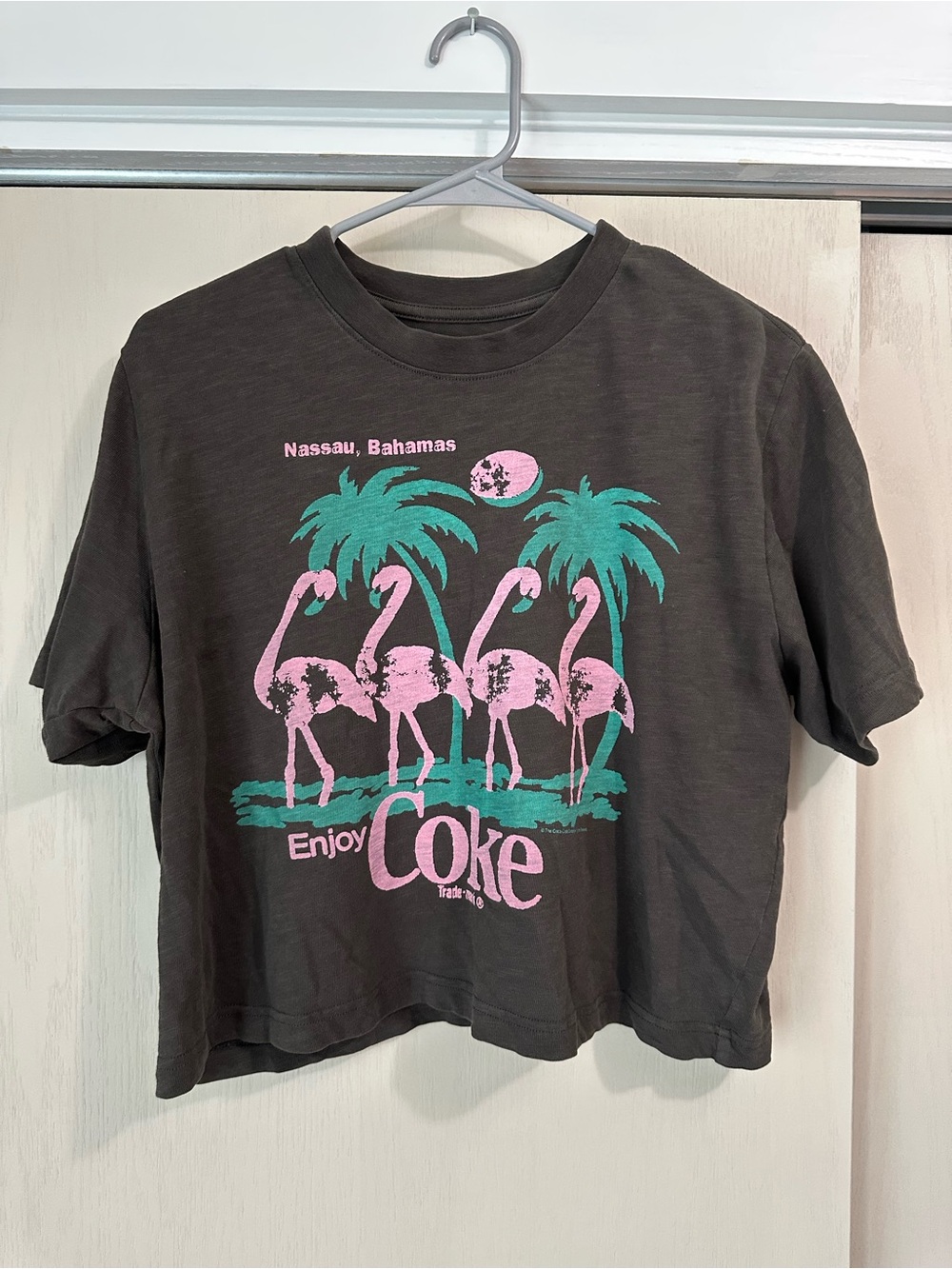 Coca Cola Black Crop Tee